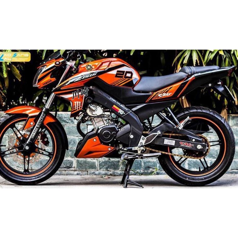Tem Trùm FZ 150 cam đen 20,Team Decal FZ 150i cam đen 20