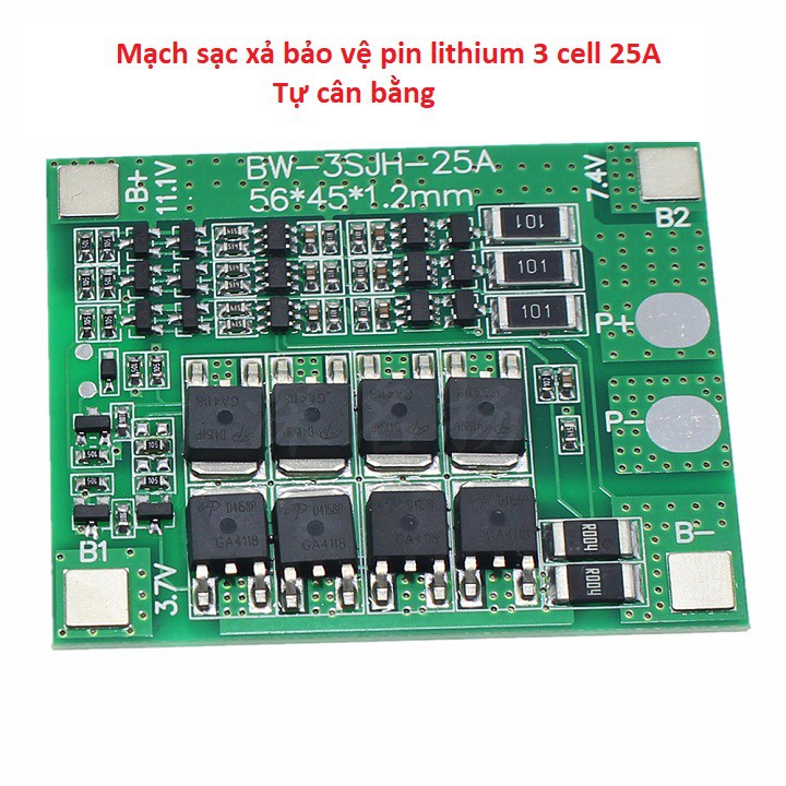 Mạch sạc 3S 25A