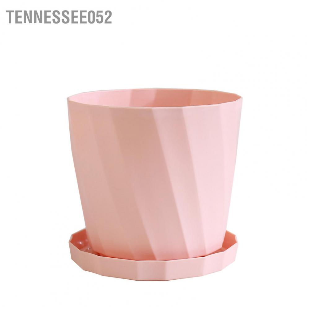 Tennessee052 Planter Pots Multifunctional Simple Innovative PP Resin Round Thickened Flower Plant with Tray