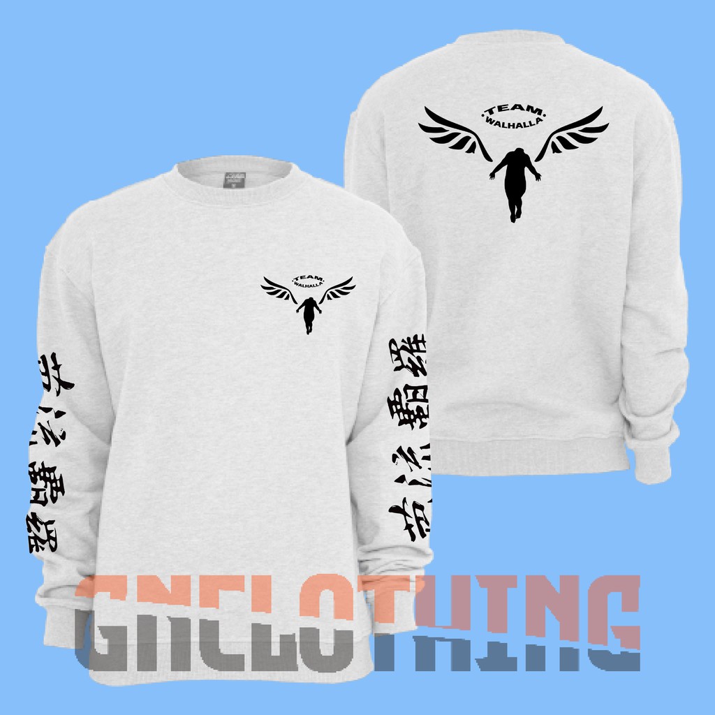 Áo sweater cổ thuyền ANIME TOKYO REVENGERS VALHALLA Teaam - GN | BigBuy360 - bigbuy360.vn