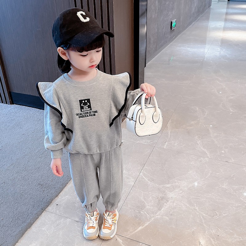 1 - Siêu sale - bộ quần áo thu đông cho bé, quần áo dài tay trẻ em bé gái xinh - XG052