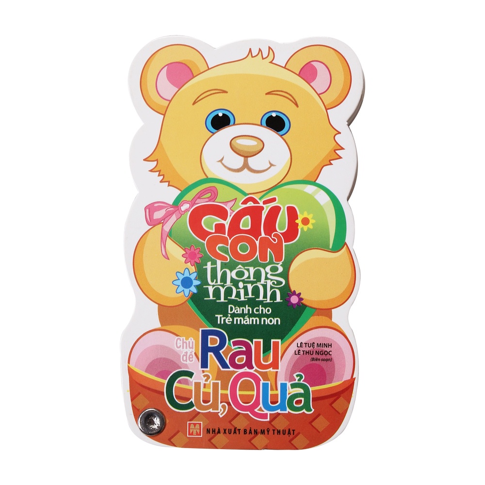 Sách: Gấu Con Thông Minh - Rau Củ Quả - TSMN