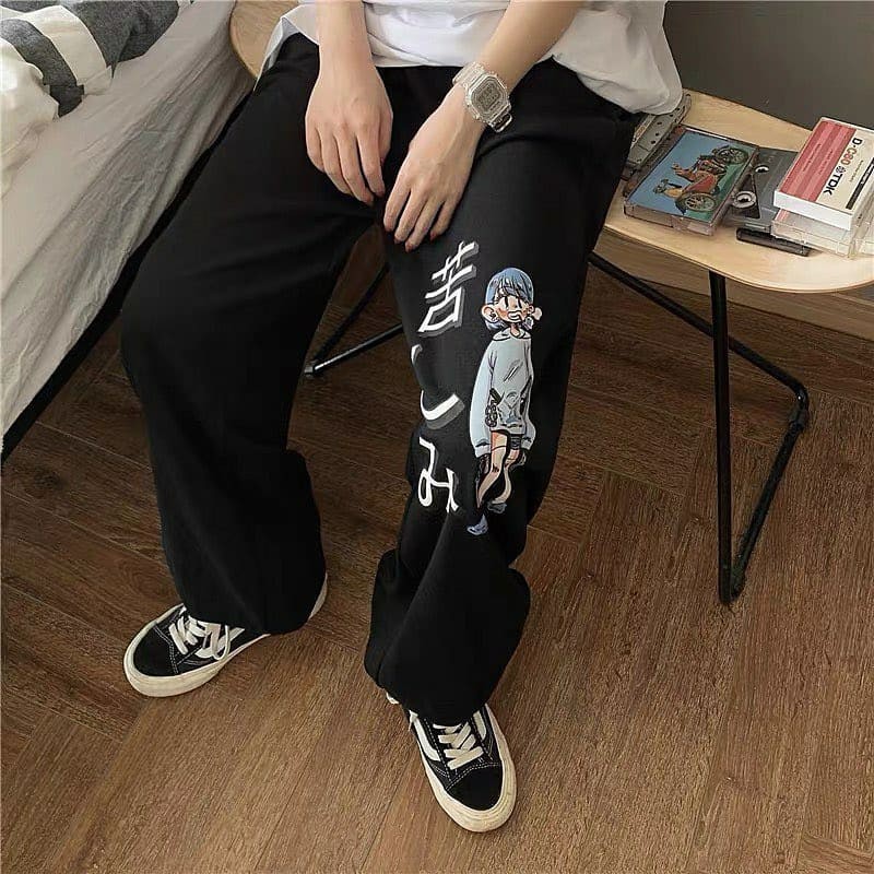(Q13 - 1885) Quần Joggers style anime lưng thun