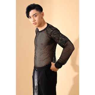 Áo lưới tay dài - áo tập gym