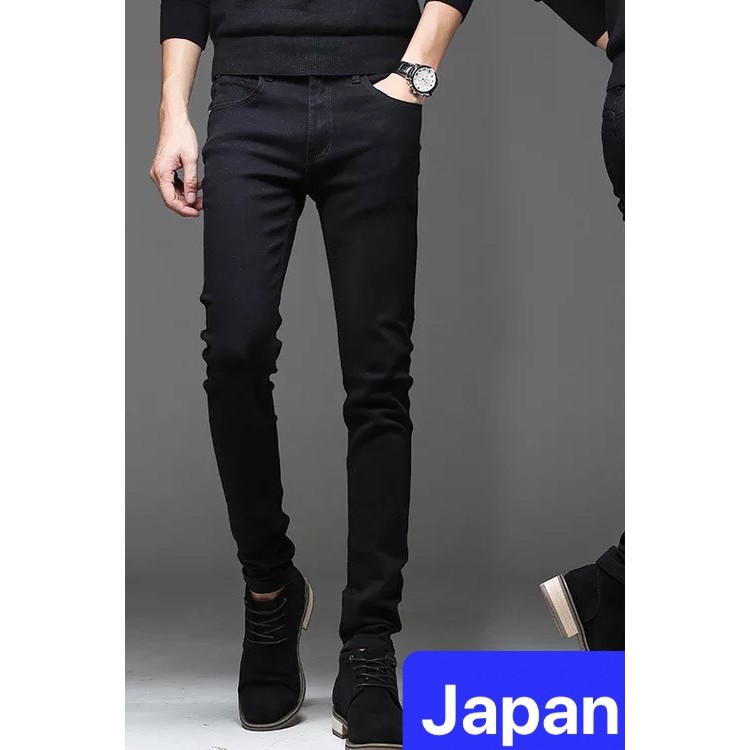 QUẦN JEAN NAM CHẤT BÒ ĐEN TRƠN FUSI NHẬT BẢN MENLY CHẤT LƯỢNG CAO, CO GIÃN NHẸ JP-20- JAPAN FASHIONQuần Jean