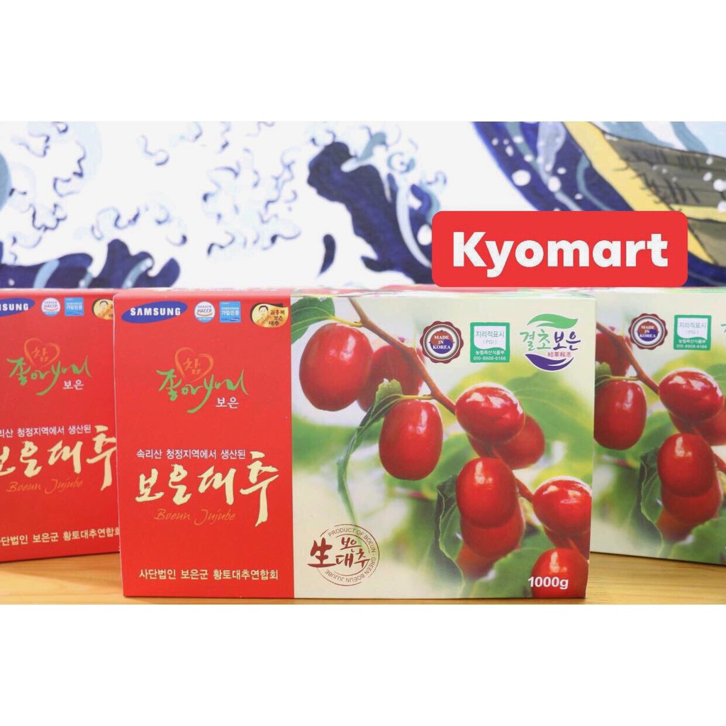 Táo đỏ Hàn Quốc sấy khô 1kg Date T10/2023 | BigBuy360 - bigbuy360.vn