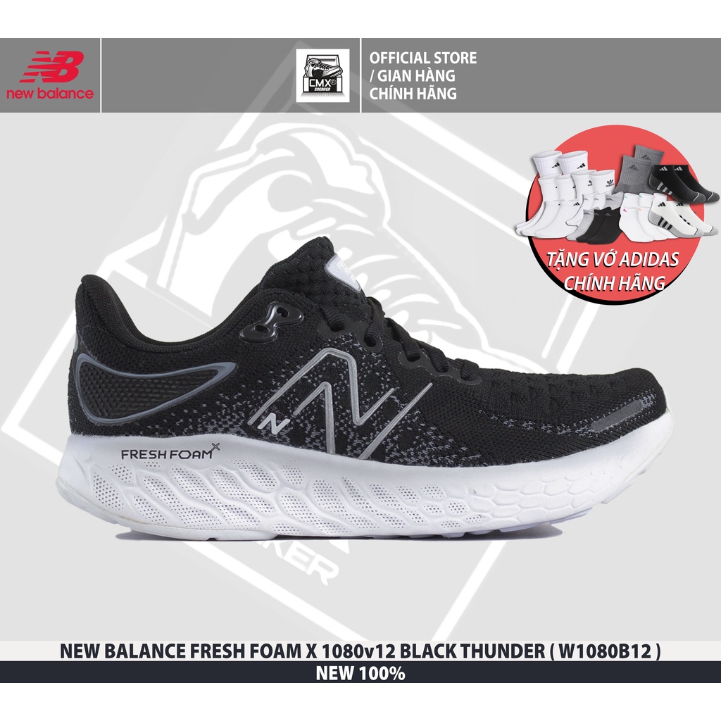 Giày New Balance FRESH FOAM X 1080v12 BLACK THUNDER ( W1080B12 ) - AUTHENTIC 100%