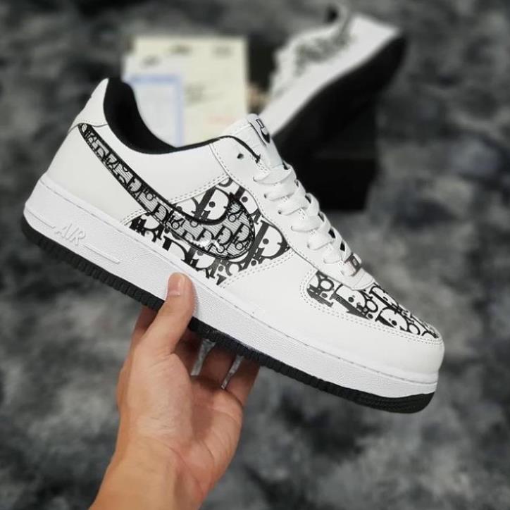 🖤 Giày_Nike DIOR Nam Nữ, Giày Air Force 1 Full Trắng Thể Thao Hàng Đẹp Full Box Sẵn Hàng