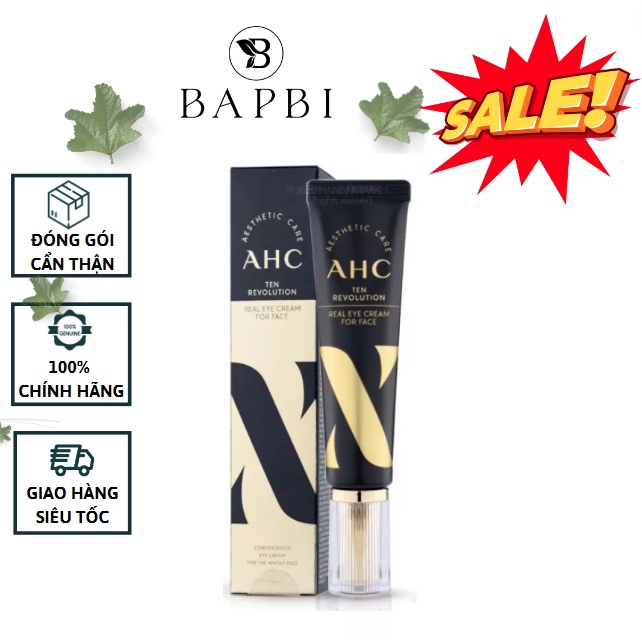 Kem Mắt AHC Ageless Real Eye Cream For Face 12ml &amp;30ml Hàn Quốc
