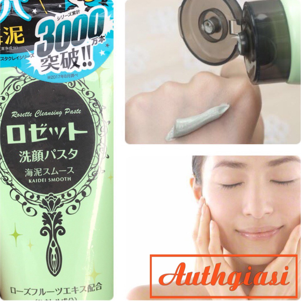 (Đủ 5 Màu) Sữa rửa mặt Rosette Cleansing Paste chiết xuất thiên nhiên nhiều công dụng 120g | BigBuy360 - bigbuy360.vn