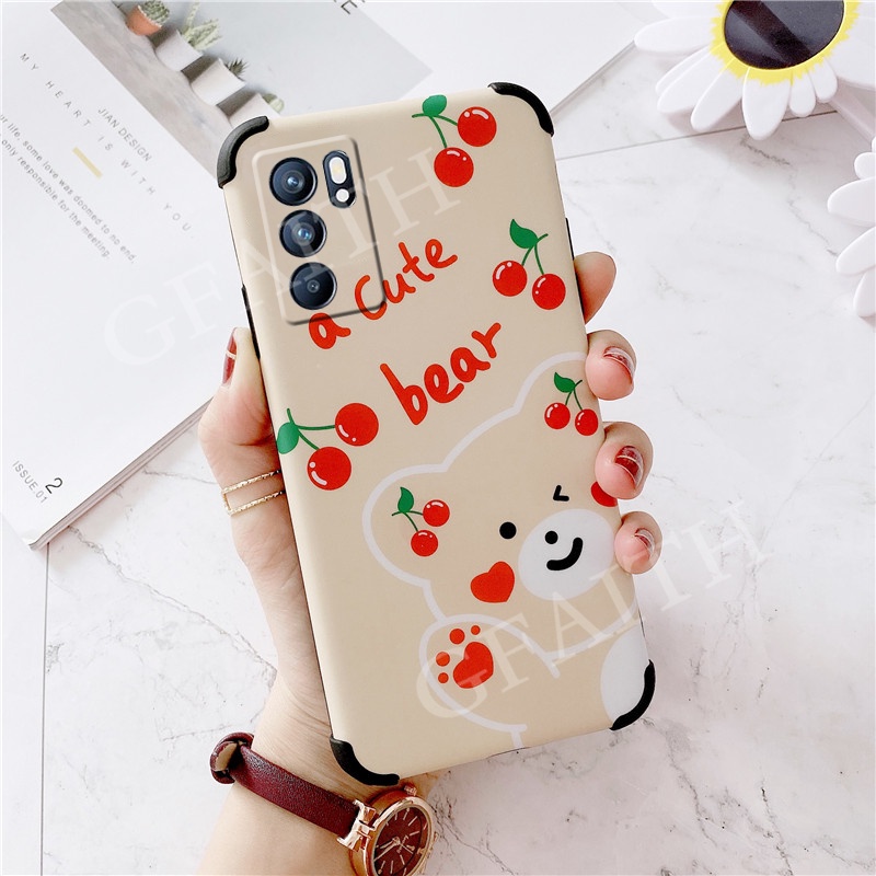 Ốp Điện Thoại Chống Sốc Mẫu Mới Cho OPPO Reno 6 Z 5 Pro 5F 4 Pro 4G 5G 2021 Reno6 6Z Reno5 F 5Pro Reno4 4Pro