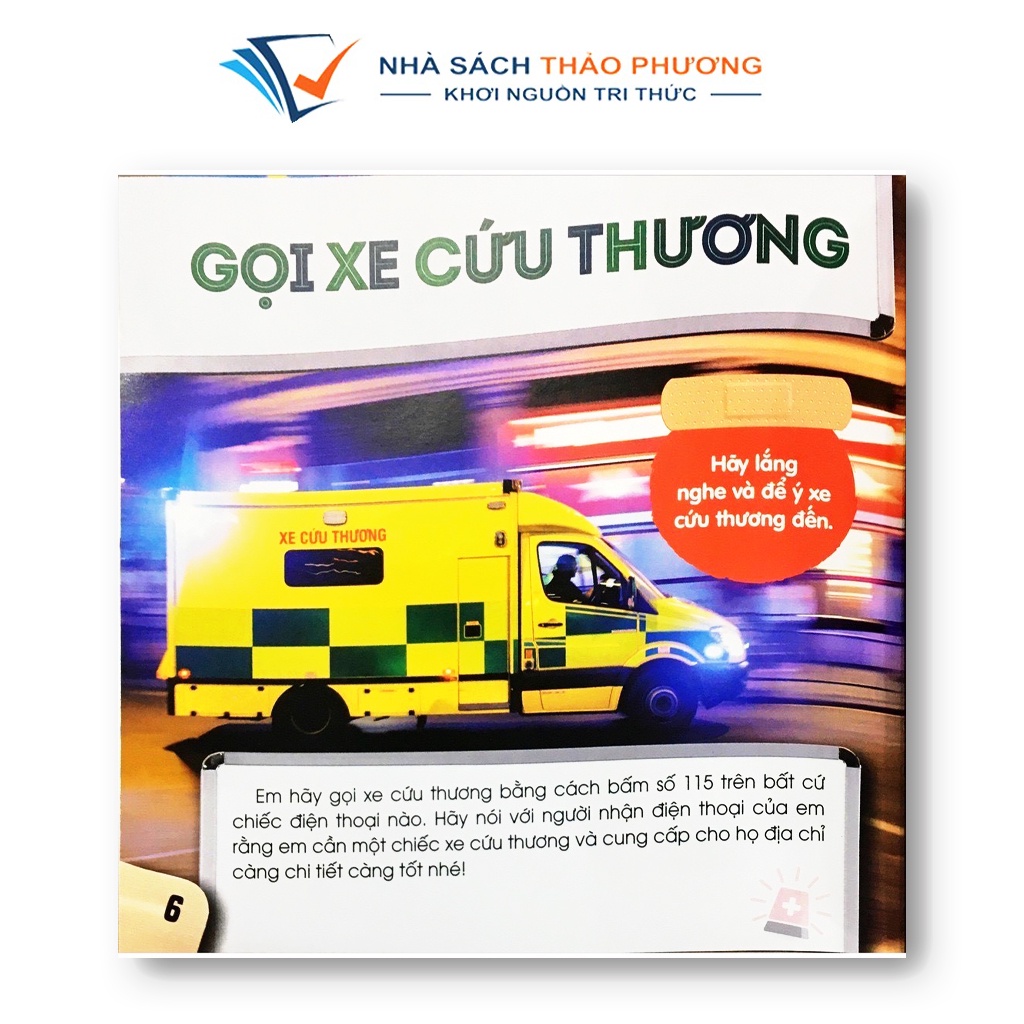 Sách - Các kỹ năng sơ cứu cơ bản - Bộ 4 quyển, lẻ tùy chọn