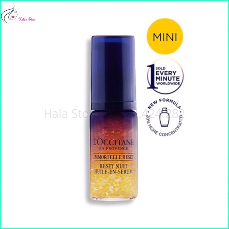 Tinh chất dưỡng tái sinh da L'Occitane Immortelle Reset Overnight Reset Oil-In Serum