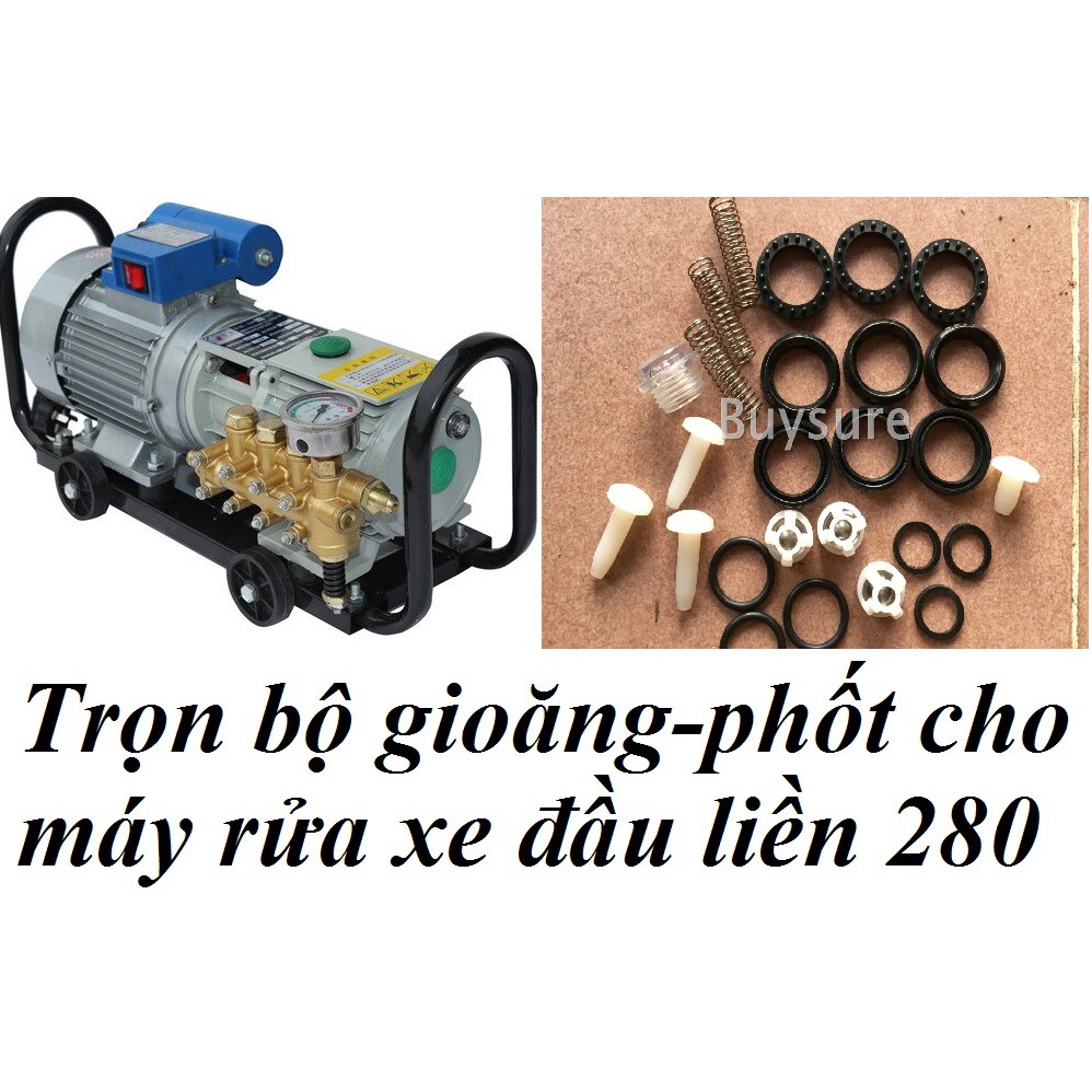 Trọn Bộ Phốt+lupe máy rửa xe 280 đầu liền