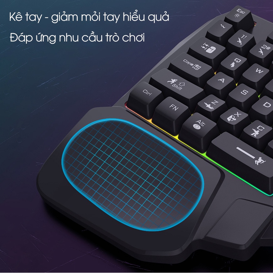 Bộ bàn phím chuột + dock điện thoại G6 - M1 chiến các thể loại game +    - K1351