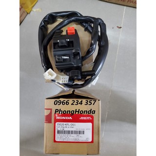 cùm trái công tắc xi nhan wave alpha, wave zx chính hãng honda