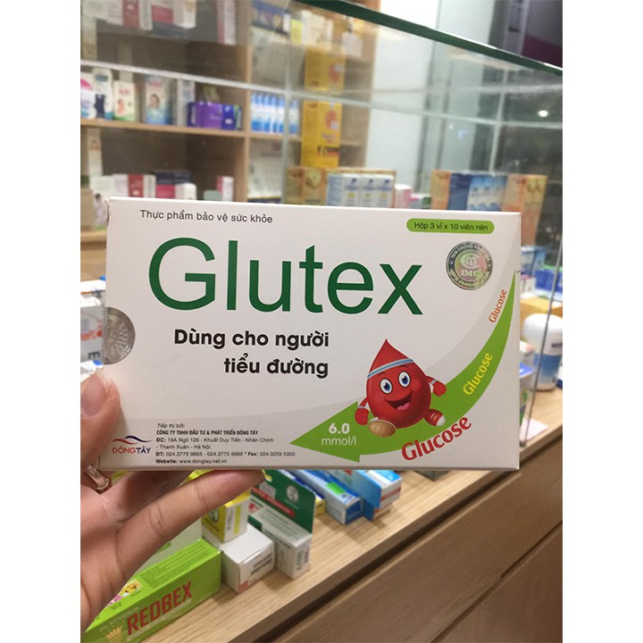 [Mua 6 Tặng Ngay 1] Viên Uống Glutex (Hộp 30 viên) - Hỗ Trợ Giảm Nguy Cơ Biến Chứng Đái Tháo Đường - Victory Pharmacy