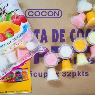 Thạch Rau Câu Cocon Mixed Mini Nata de Coco Pudding 225G