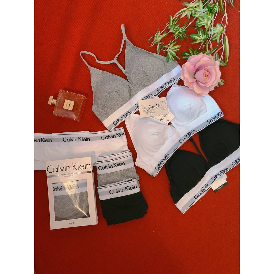 [Hàng Có Sẵn]SET ĐỒ LÓT cotton cao cấp CK,phong cách thể thao năng động,gợi cảm áo dây nhỏ có mút tháo rời kèm hộp | BigBuy360 - bigbuy360.vn