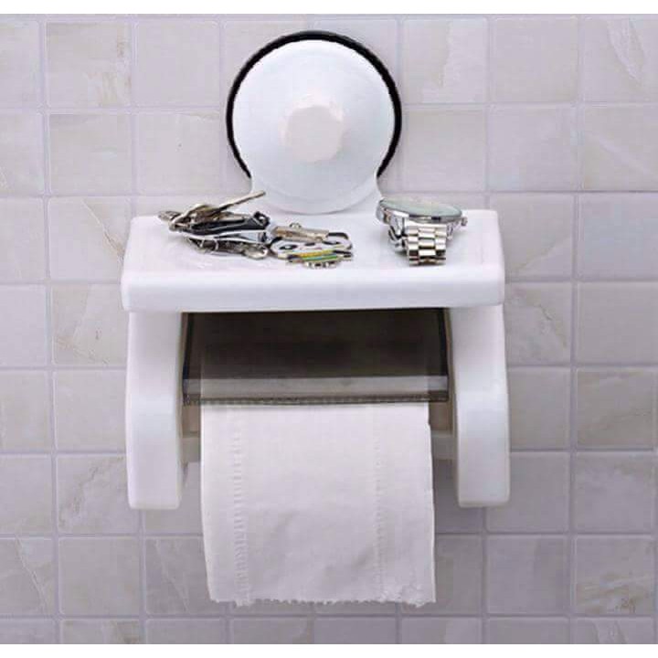 Hộp kệ đựng giấy nhà vệ sinh hút chân không, giá để giấy vệ sinh