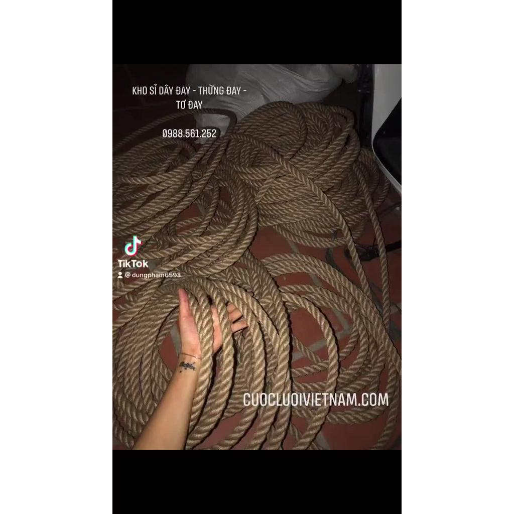 size to 32mm - 1m Dây thừng đay gai handmade - decor - trang trí, dây treo xích đu | BigBuy360 - bigbuy360.vn
