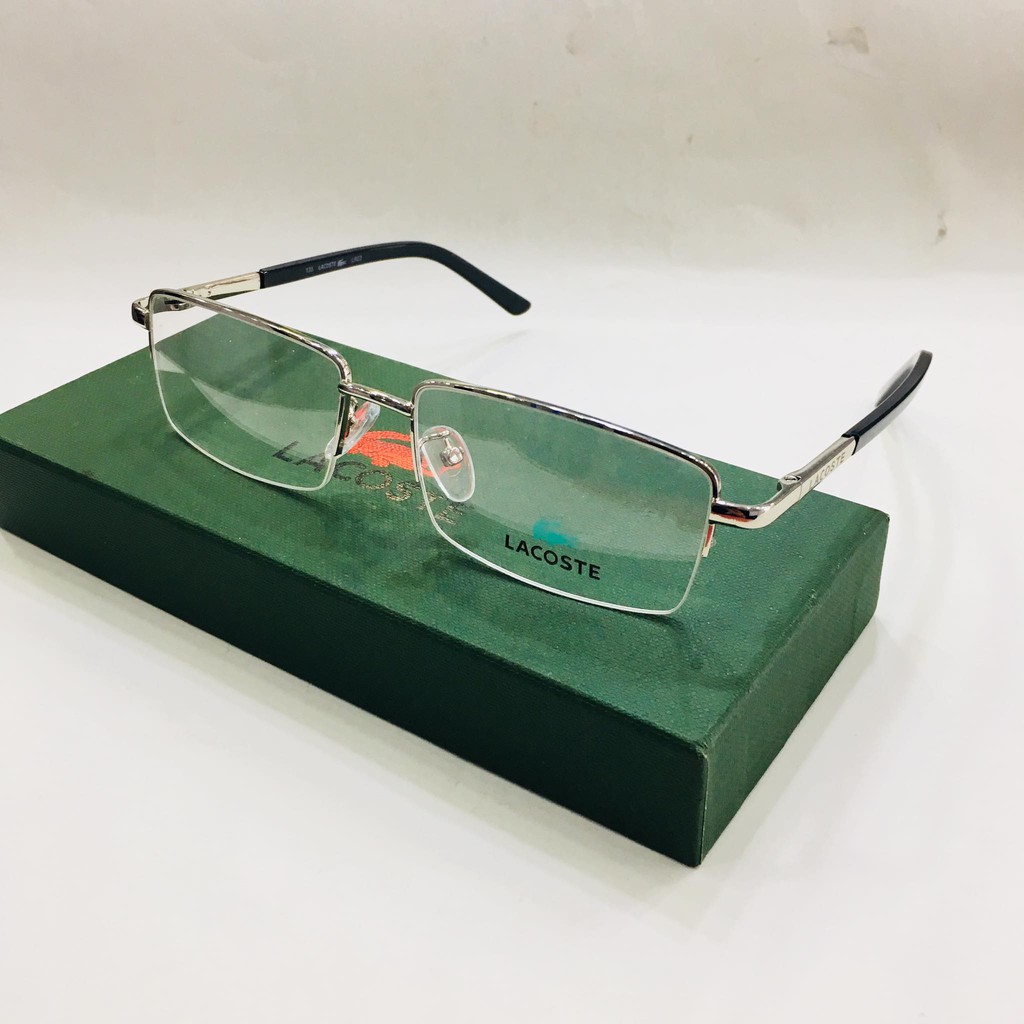 Gọng kính kim loại nam Lacot mắt vuông - nhận cắt mắt cận viễn loạn | BigBuy360 - bigbuy360.vn