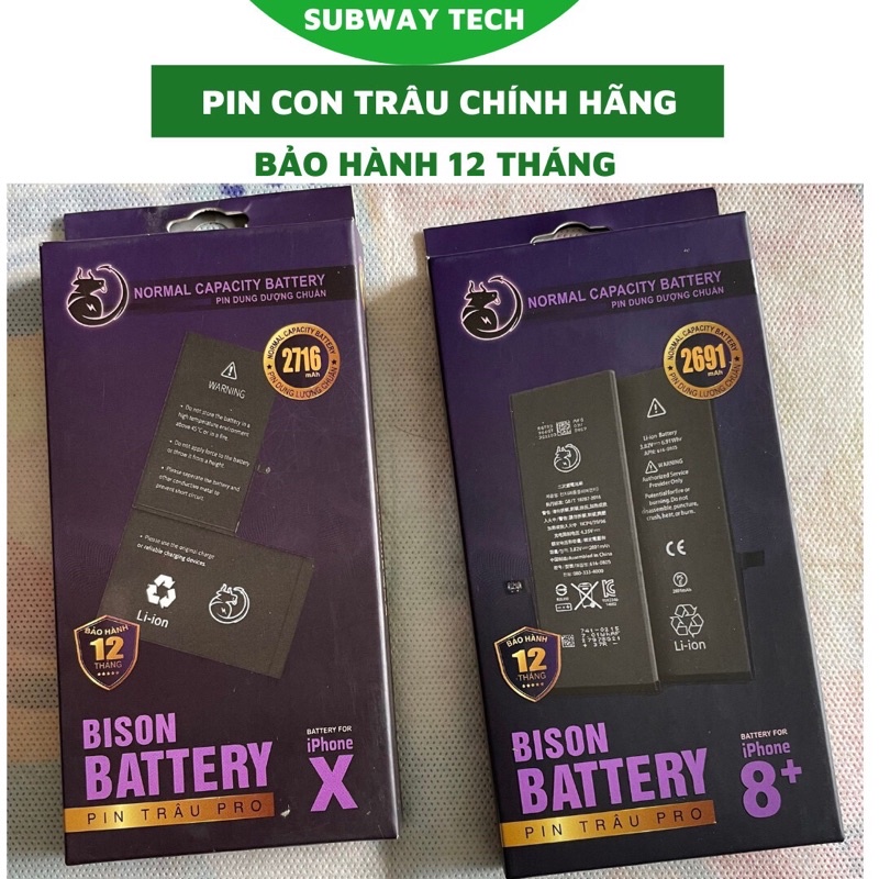 Pin Con Trâu Iphone Dung Lượng Chuẩn 5s / 6G / 6s / 6s plus / / 7plus / 8plus / X / Xr / Xs / Xs max / 11 / 11 Pro Max