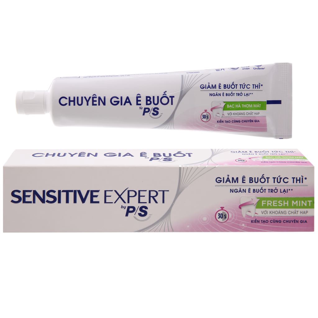 Kem đánh răng P/S Sensitive Expert giảm ê buốt hương bạc hà 100g