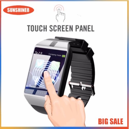 【SUN】Đồng hồ thông minh DZ09 Đồng hồ nam kỹ thuật số dành cho AP cho Samsung không dây SIM TF Card