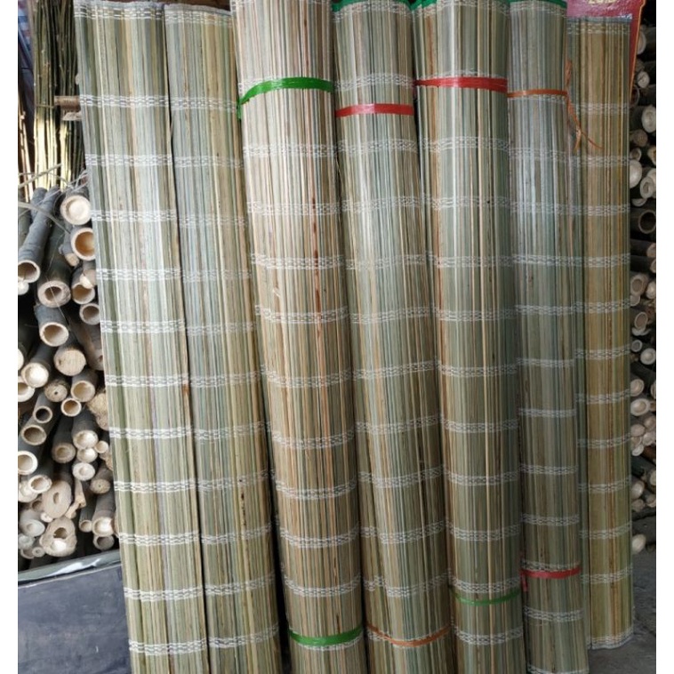 Mành che nắng che mưa khổ 1,5x2 mét rẻ hơn mành tre mành trúc, mành trang trí tết