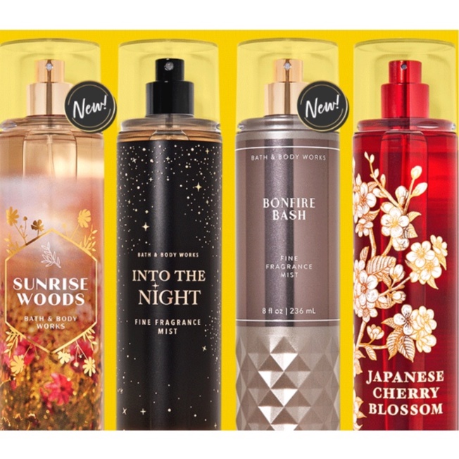 Xịt thơm Body Mist hương nước hoa - Bath &amp; Body Works 236ml [Bill Mỹ]