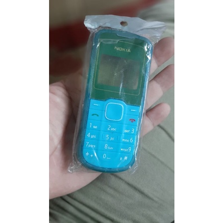 Vỏ kiểu nokia 1202 xanh ngọc trong suốt.. vỏ nokia 1202