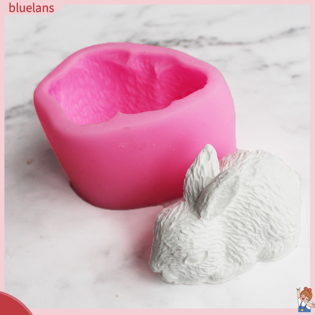 Khuôn silicone làm bánh tạo hình thỏ con dễ thương xinh xắn