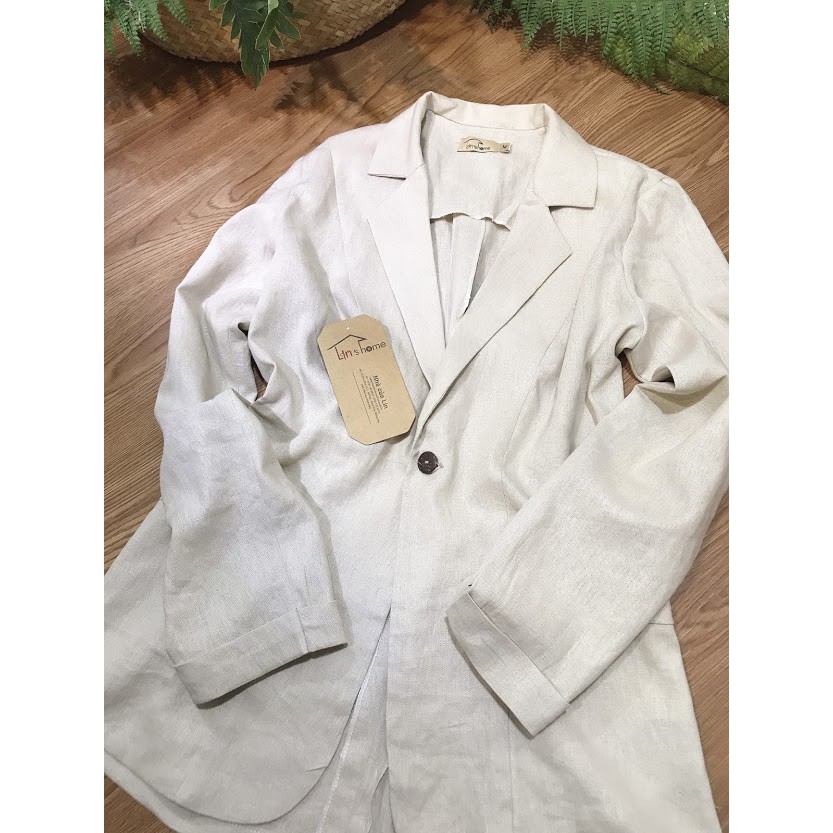 S052 - ÁO BLAZER LINEN