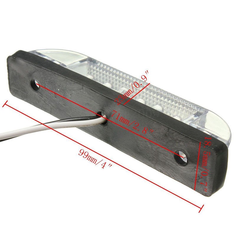12V LED Rear Tail Light Brake Stop Lamp Indicator Trailers Truck Van Caravans