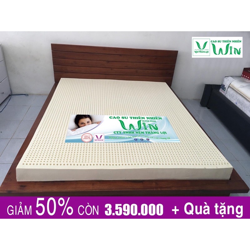 nệm thiên nhiên WiN thắng lợi đủ kích thước 1m đến 2m2
