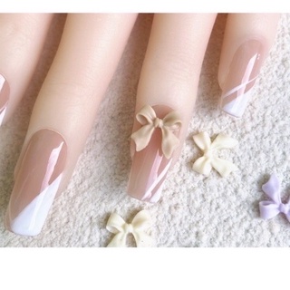Set nơ charm nail gắn móng trang trí