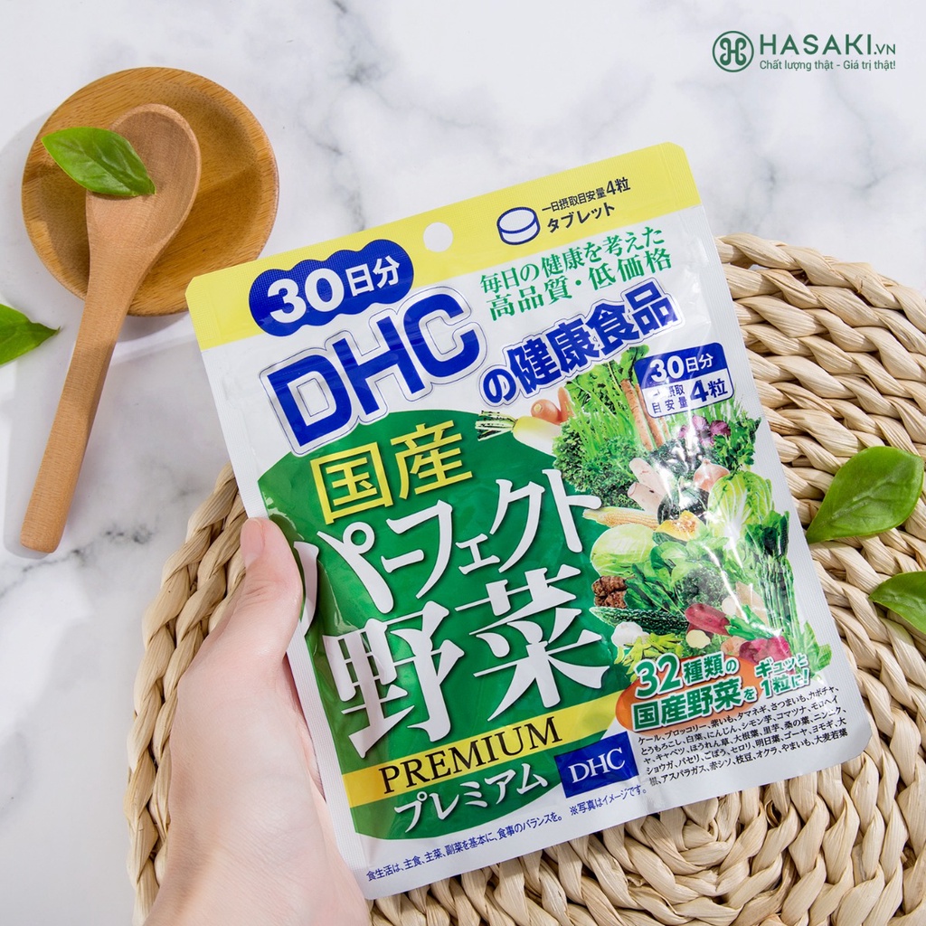 Viên uống DHC rau củ quả tổng hợp 60 viên và 120 viên Nhật Bản bổ sung vitamin và hỗ trợ tiêu hóa JPKOI