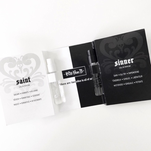 Set 2 Vial nước hoa Kat Von D