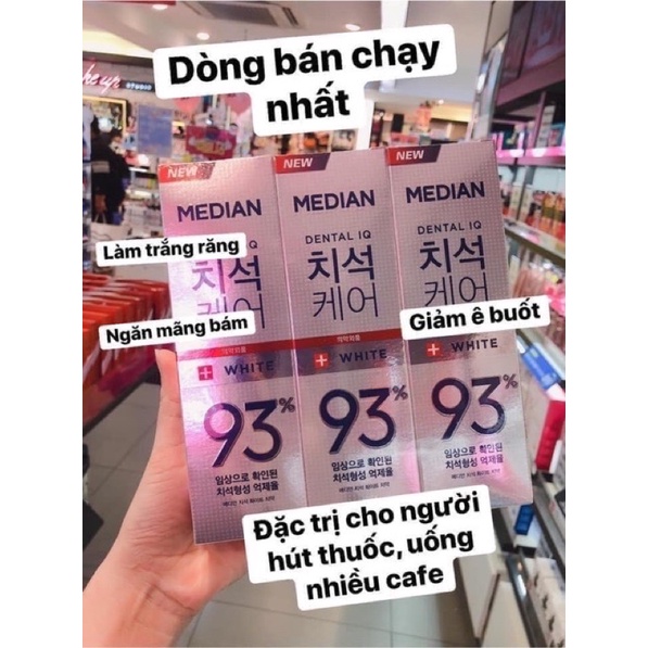 [CAM KẾT CHÍNH HÃNG] Kem đánh răng Hàn Quốc Median 120g