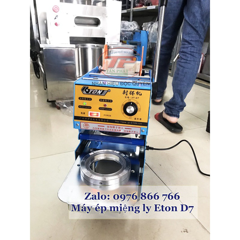 Máy ép nắp ly nhựa Eton D7