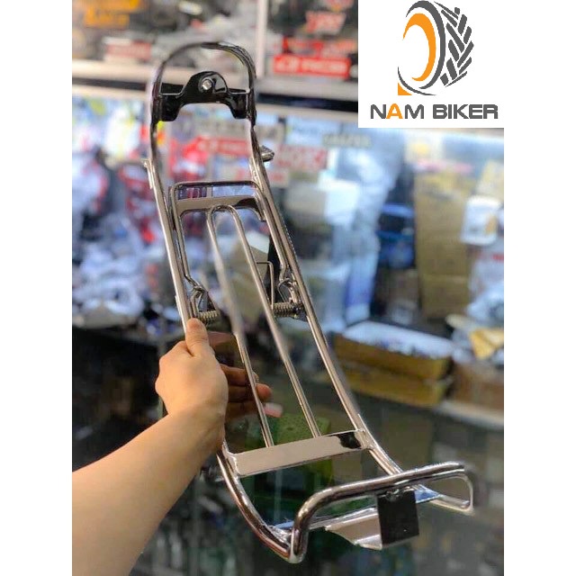 NamBiker - Baga chuối ,Baga xuồng Spark Thái thép mạ inox bóng Wave Alpha các đời, Wave nhỏ, Wave ZX, Wave lớn, Wave RS,