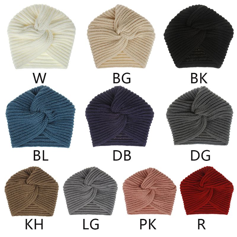 Mũ beanie Trùm Đầu Màu Sắc Thời Trang Cho Phụ Nữ Hồi Giáo