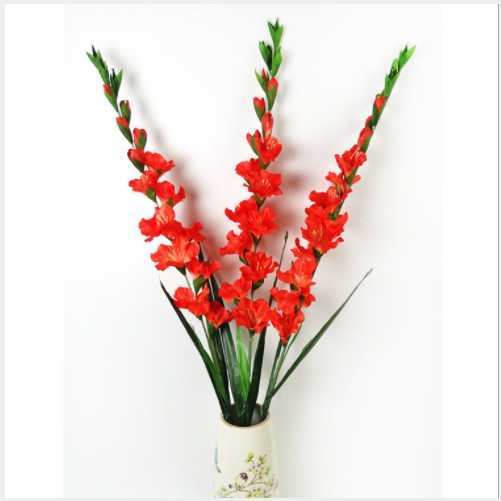 HOA KIẾM LAN Gladiolus VẢI LỤA CÀNH DÀI 80CM LIZ95