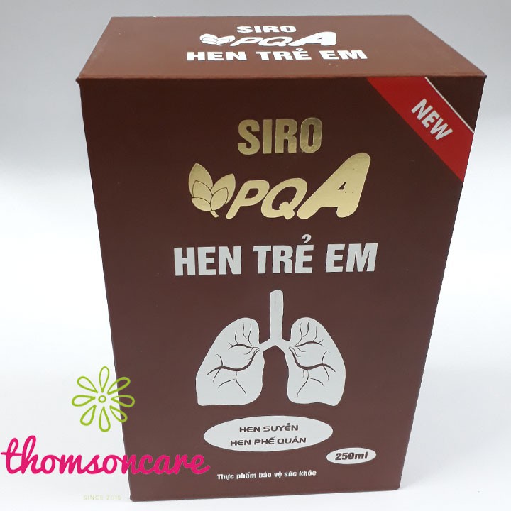 Siro PQA - hỗ trợ giảm hen cho bé