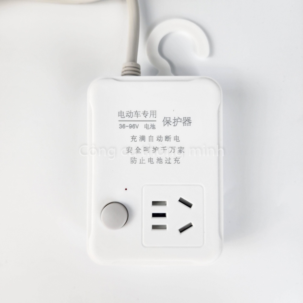 Ổ điện nối dài 1.8M tự động ngắt khi sạc đầy - dùng cho xe điện
