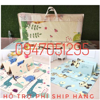 Thảm Xốp XPE phủ silicon 2 mặt cao cấp ( Chiếu xốp trẻ em )