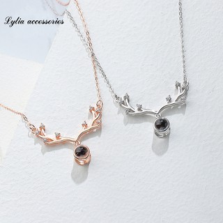 Dây chuyền mật ngữ tình yêu hình tuần lộc