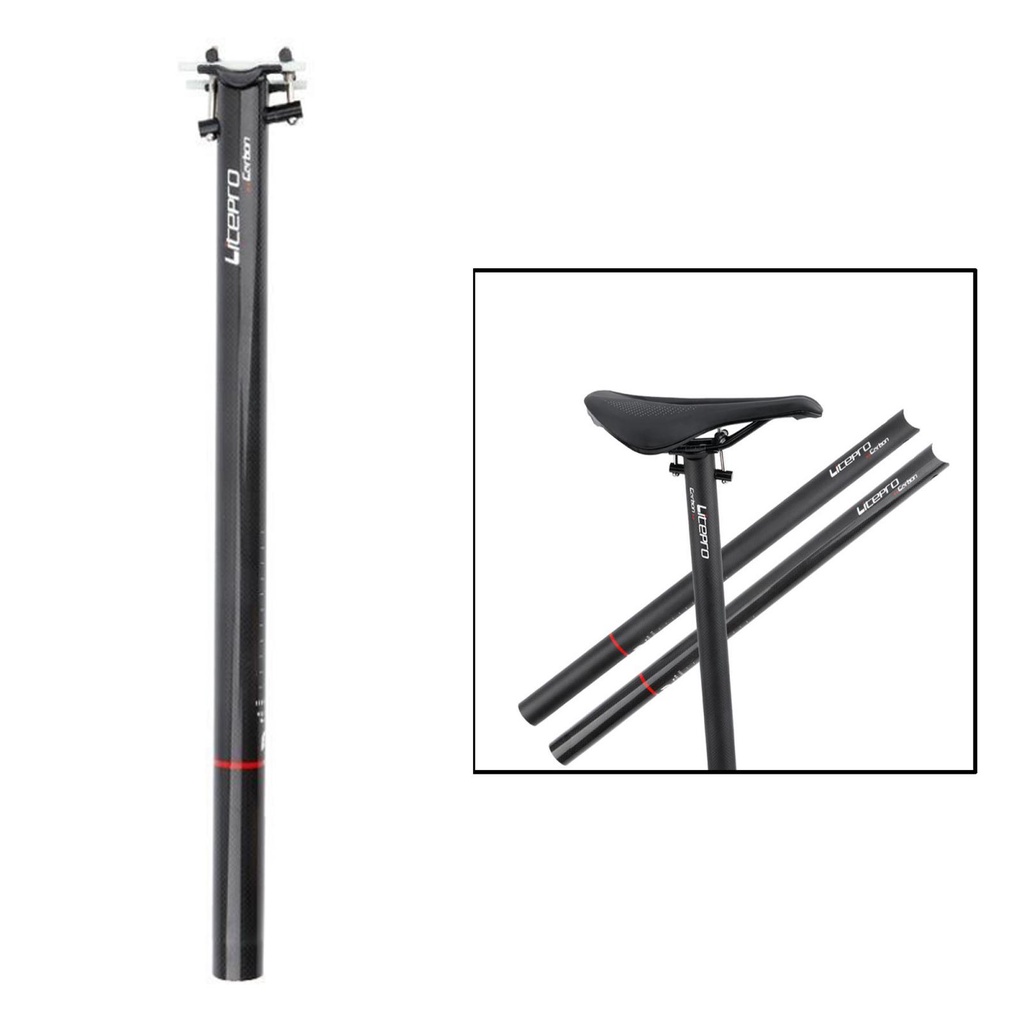 Cốt Yên Xe Đạp Bằng Sợi Carbon Màu Đen Nhám Dài 580mm 31.8mm Lzdhuiz Shop61