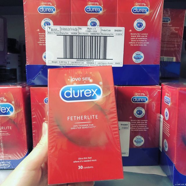 Bao cao su durex Úc